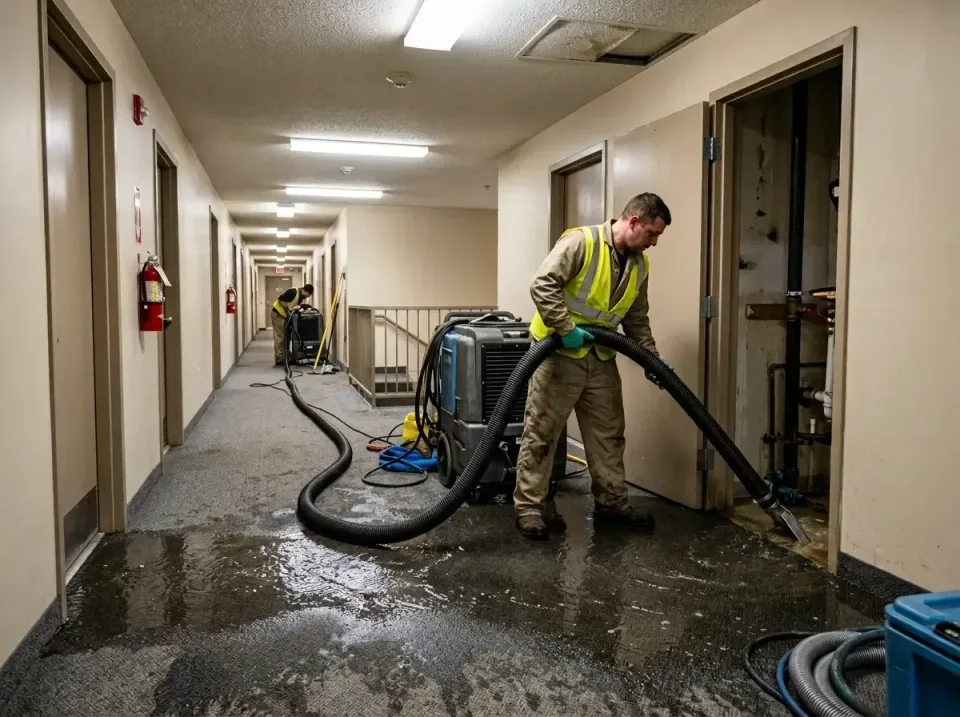 multi-unit-apartment-hallway-f-005 — frequently asked questions, Emergency Burst Pipe Water Extraction & Removal in Coral Te…